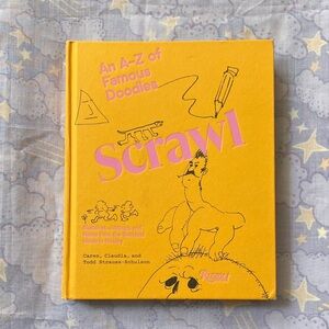Rizzoli Bright Yellow 'Scrawl' Doodle Book
